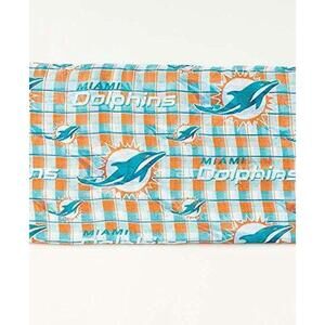 Women's Miami Dolphins Plaid Endless Loop Scarf